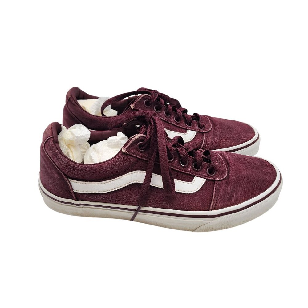 Vans Old Skool Burgundy Sneakers Unisex Size 8.5